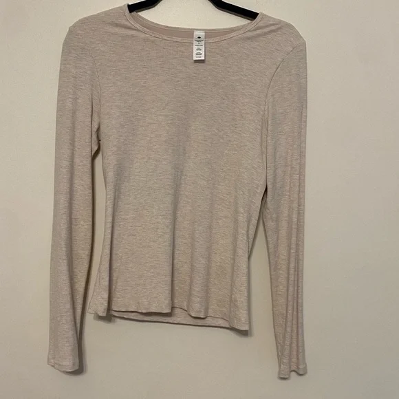 Yogalicious Heavenly Rib Kathleen Full Length Long Sleeve Top - Picture 1 of 5